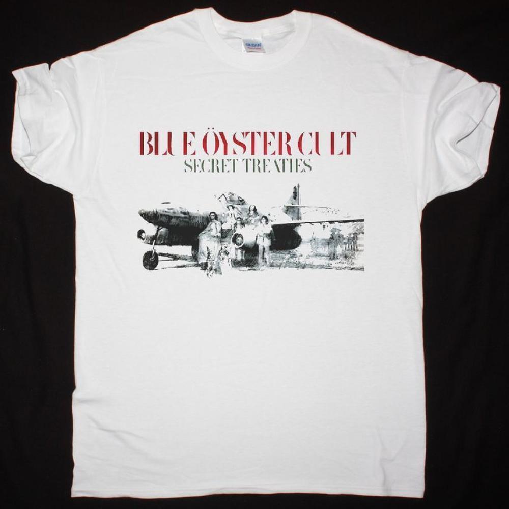 Blue Yster Cult Secret Treaties New White T Shirt